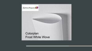 135gsm Colorplan Frost White Wove  Long or Short Grain